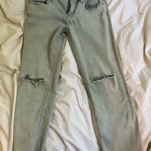 Free People light blue ripped jeans